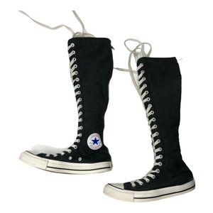 womens converse knee high shoes